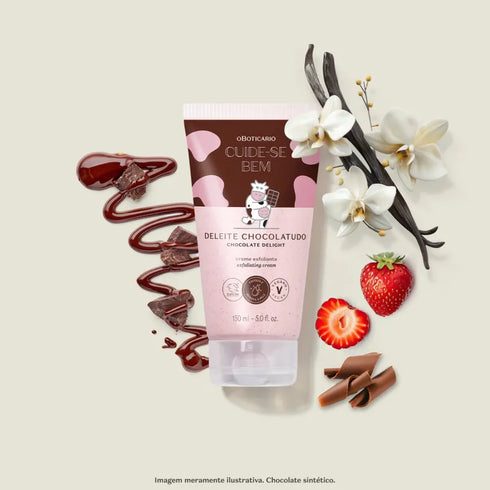 O Boticário Cuide-se Bem Deleite Chocolatudo Creamy Body Scrub 150ml